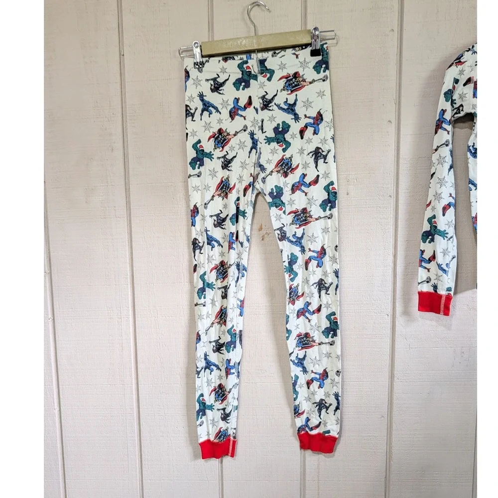 Hanna Andersson Marvel Avengers Pajamas Kids 12 Organic Cotton Holiday 80060 GW